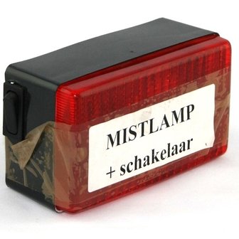 Mistlamp met schakelaar