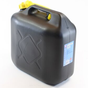 Jerrycan 20 liter zwart