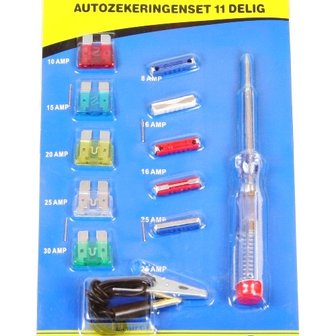 Autozekeringenset 11 delig