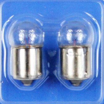 Lamp 12V - 10W, Bol 2 delig