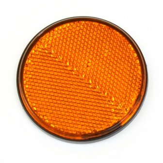 Reflector rond 70 mm. oranje