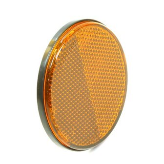 Reflector rond 70 mm. oranje