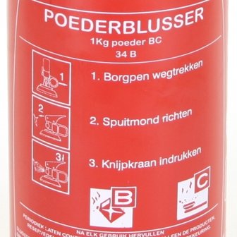 Poederblusser 1 kilo