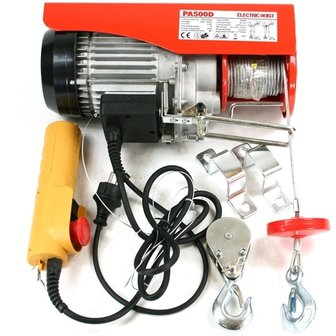 Takel electrisch 180 Watt, 50/100 kg.