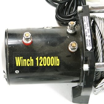 Lier electrisch 5454 kg (12000 lbs) 12 volt