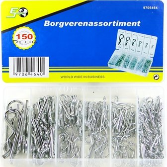 Borgveren, assortiment 150 delig