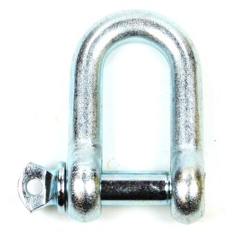 D-sluiting 19 mm - 3/4&quot;, verzinkt