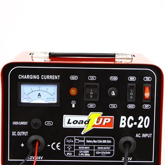 Acculader 12/24 Volt 8 Amp.