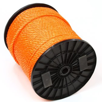 Touw 10 mm oranje, per meter bestellen