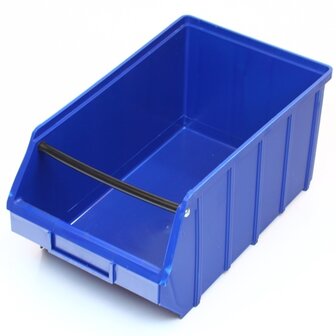 Magazijnbak 350x205x165 plastic blauw