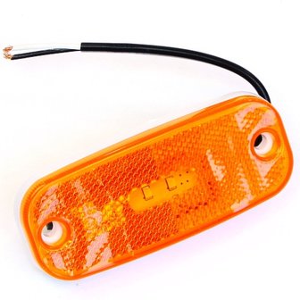 Zijmarkeringslicht oranje 12-24V LED