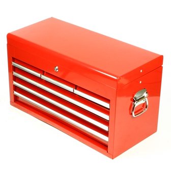 Opzetkist 6 laden luxe rood