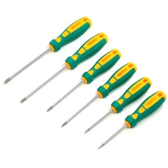 Schroevendraaierset torx 6 delig