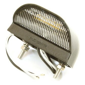 Kentekenverlichting 12-24 volt 5 LEDS