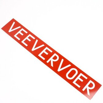 Veevervoer bord