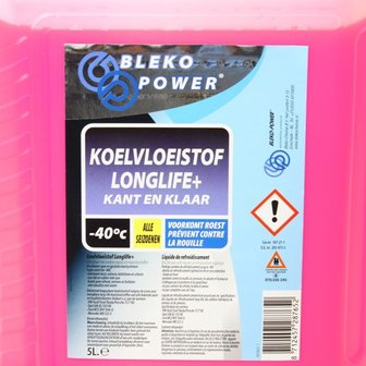 Koelvloeistof 5 liter Longlife ROZE