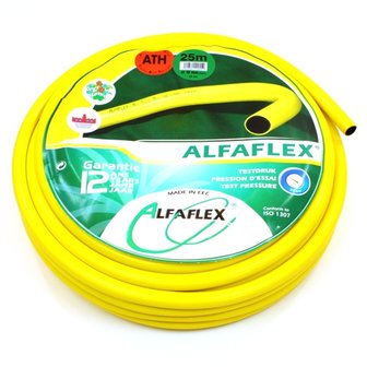 Alfalexslang geel 1&quot; 50 meter