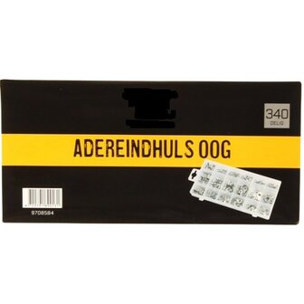 Assortiment adereindhuls/oog 340 delig