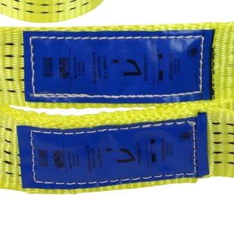 Sjorband 9 meter, breed 50 mm 5 Ton