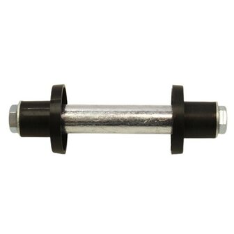 As voor wiel 400x8 + zijringen+tapbouten