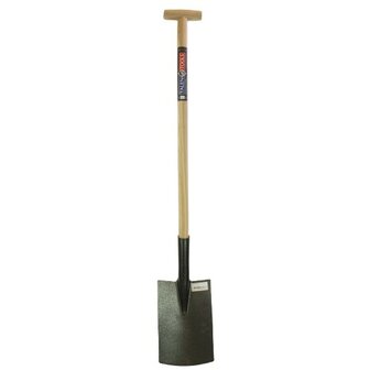 Spade met steel 1 meter