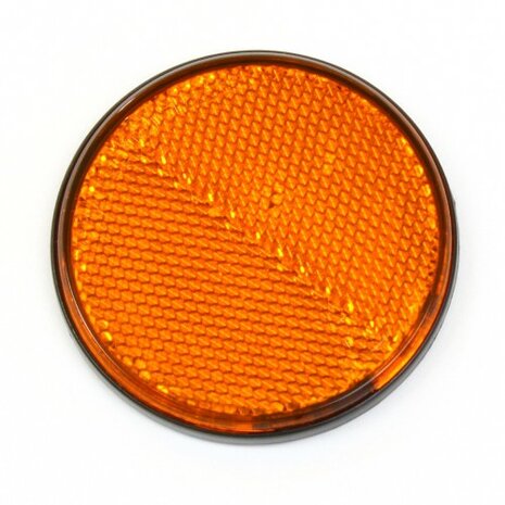 Reflector rond 70 mm. oranje