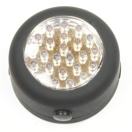 Zaklamp LED rond 24 leds