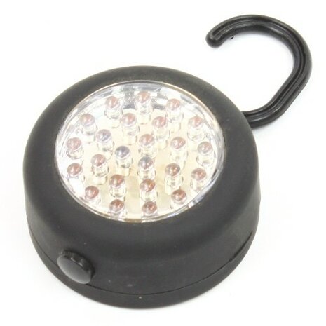 Zaklamp LED rond 24 leds