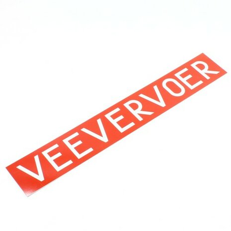 Veevervoer bord