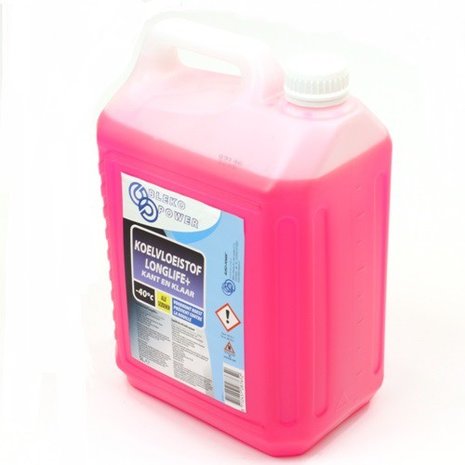 Koelvloeistof 5 liter Longlife ROZE