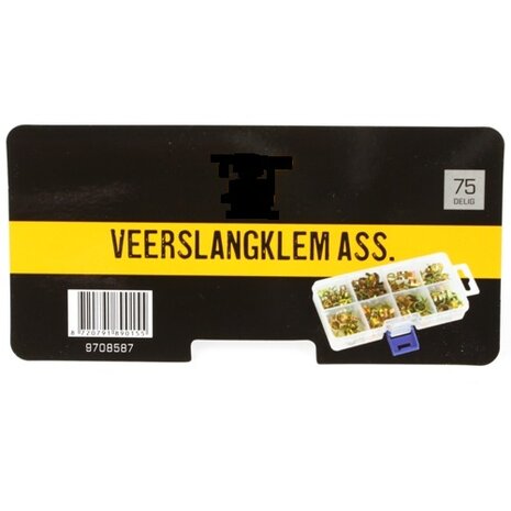 Assortiment veerslangklemmen