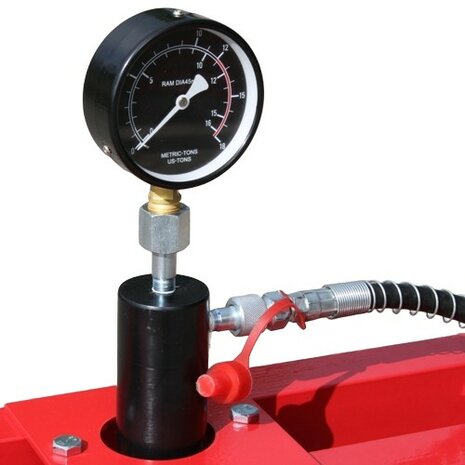 Werkplaatspers tafelmodel 12 Ton met manometer