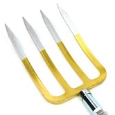 Spitvork-4-tands-steel-85-cm